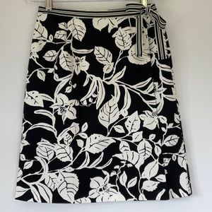 Vintage Floral Wrap Skirt